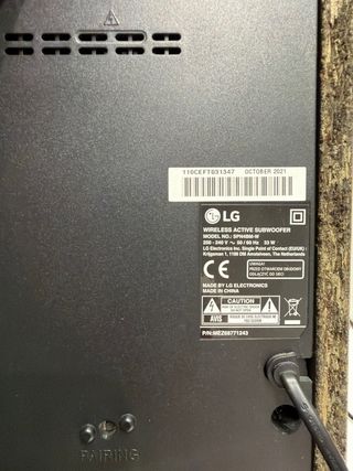 Equipo de Sonido LG Negro