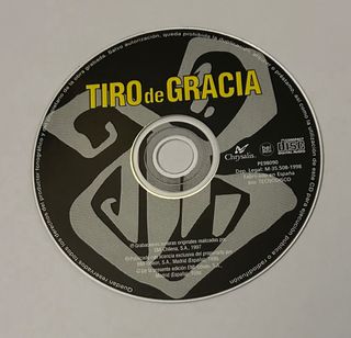 Tiro de Gracia  - El juego verdadero CD MAXi Promo