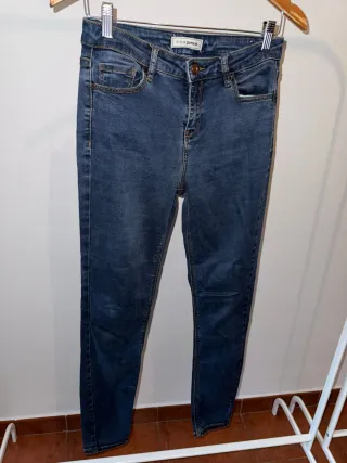Pantalón Vaquero Pinkie Talla 38 Azul