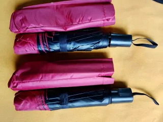 2 Ombrelli Pieghevoli Anti UV e pioggia