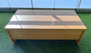 Mesa centro elevable madera 110x60