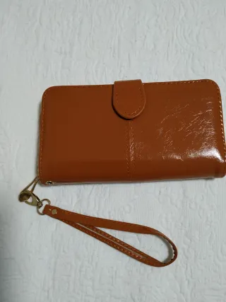 Cartera Tarjetero Monedero Marrón