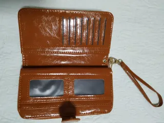 Cartera Tarjetero Monedero Marrón