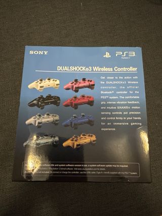 controlador ps3 azul + cable