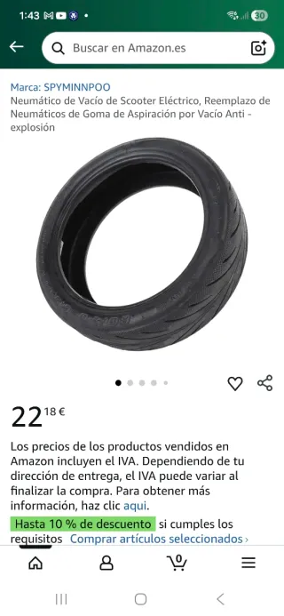 Neumático Patinete Eléctrico