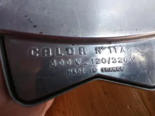 Antigua plancha de viaje