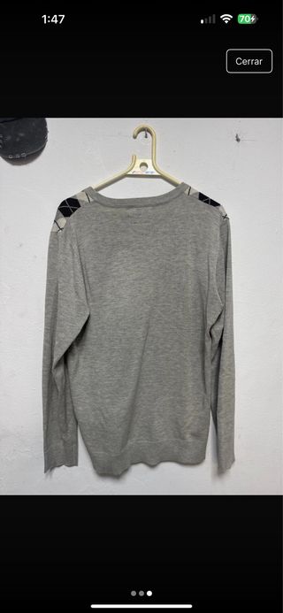 Jersey Burberry Rombo Gris Negro