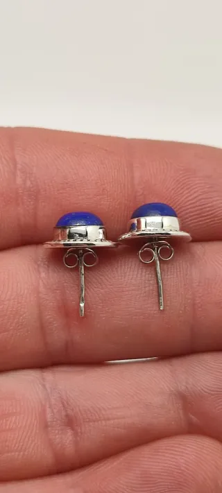 Pendientes de Plata y Lapislázuli.