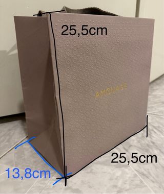 Busta Amouage vuota per regalo decorazioni cartone