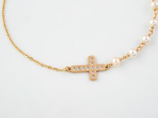 pulsera oro 18k con piedra con circonita