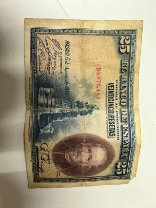Billete 25 Pesetas Banco de España 1928