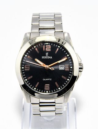 Reloj Festina F16376 Negro y Plateado