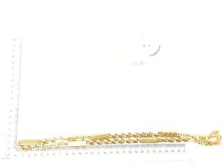 cadena oro 18k 30cm
