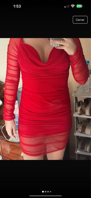 Vestido de fiesta rojo