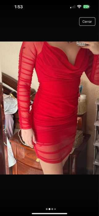 Vestido de fiesta rojo