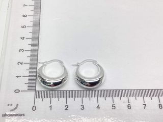 argollas plata 925mm