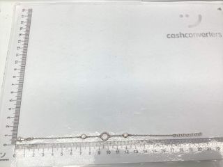 pulsera plata 925mm con piedra con circonita