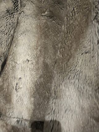 Abrigo 3/4 piel vuelta sintética alta calidad