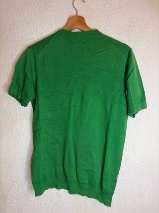 Camiseta verde Mango manga corta
