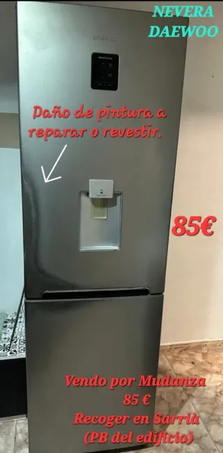 Venta Chollo de Nevera Daewoo a 70 €. A recoger