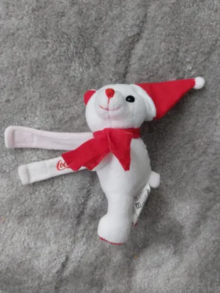 Manta Coca Cola con Peluche Navideño