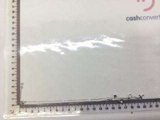 cadena plata 925mm con piedra con circonita 19 2.5cm