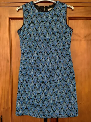 Vestido elegante azul y negro Talla M