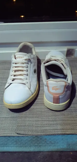 Zapatillas Lacoste Blancas Mujer