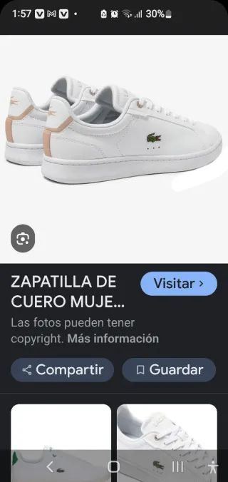 Zapatillas Lacoste Blancas Mujer