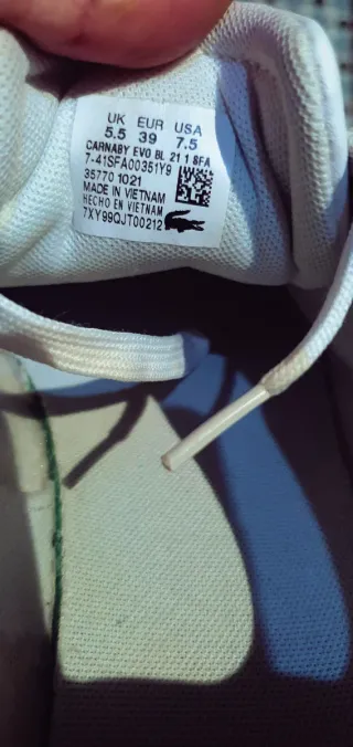 Zapatillas Lacoste Blancas Mujer