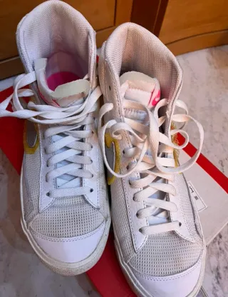 Nike Roshe One Flight Weight Zapatillas Blancas/Am