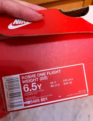 Nike Roshe One Flight Weight Zapatillas Blancas/Am