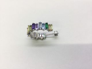 pendientes plata 925mm con piedra con circonita