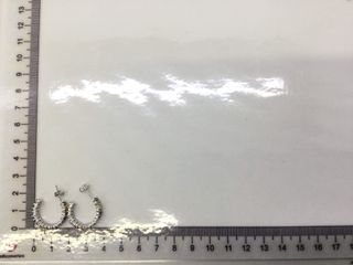 pendientes plata 925mm con piedra con circonita