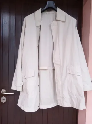 Impermeabile uomo beige