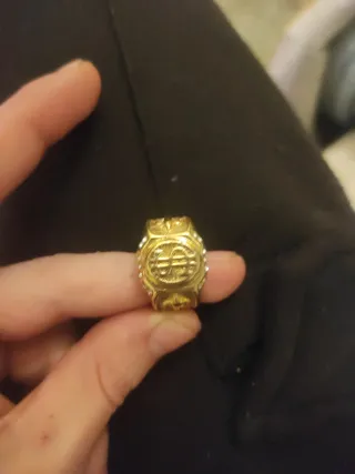 Anillo Dólar Dorado