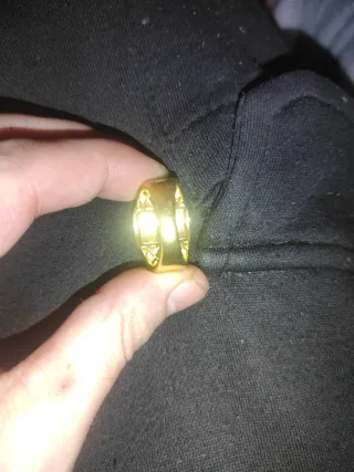 Anillo Dólar Dorado