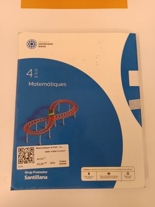 Matemàtiques 4t ESO - Construint Mons - 9788413153377