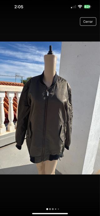Chaqueta Bomber Verde Oliva