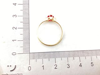 anillo oro 18k con piedra