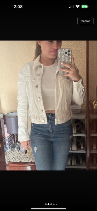 Chaqueta Vaquera Blanca