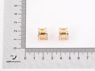 pendientes oro 18k con piedra con circonita