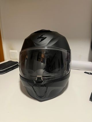 Casco Moto Scorpion Negro