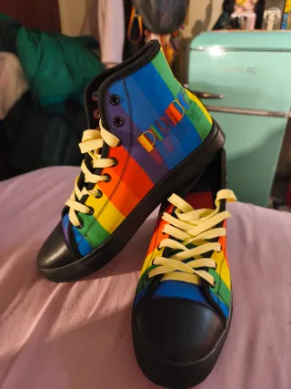 Zapatillas altas arcoíris PRIDE
