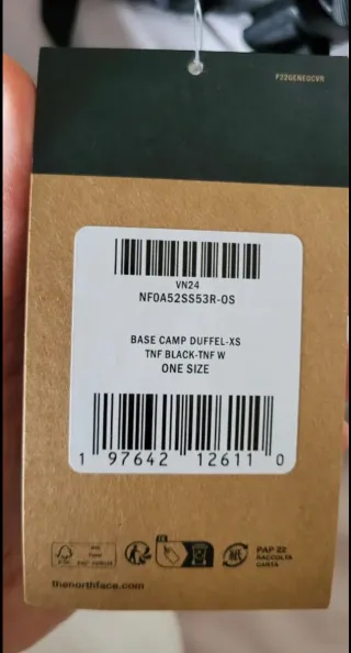 The North Face Base Camp Duffel XS Negro