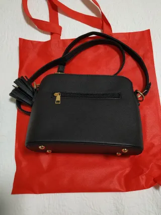 Mini Bolso bandolera mujer negro