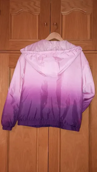 Chaqueta cortavientos degradada mujer