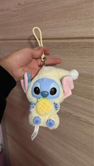 Llavero Stitch Peluche Miniso Piña