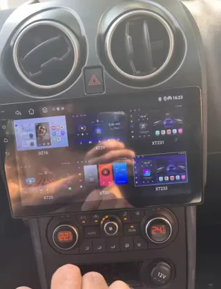 Rádio Nissan Qashqai J10 Android 14 com Carplay.