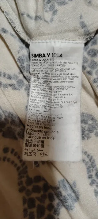 Camiseta sin mangas Bimba y Lola estampado